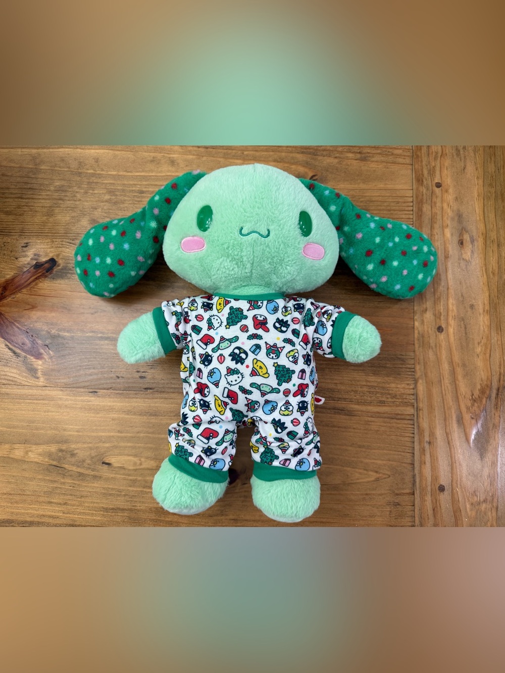 Sanrio Build A Bear Evergreen Cinnamon Roll Christmas Holiday Sleeper